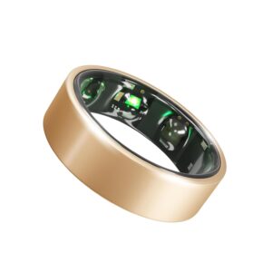 Gabit Smart Ring | Sleep, Fitness, Nutrition, Stress | Buy Sizing Kit First | 7+ Day Battery, AI Health Coach, Weight Loss, HRV, Period Tracking | Smart Ring for Women & Men | Titanium, Rose Gold 10