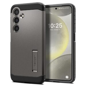 Spigen Tough Armor for Samsung Galaxy S24 Case, Galaxy S24 Back Cover (2024) - Gunmetal