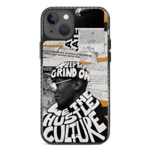 DailyObjects Polycarbonate Case For iPhone 14 Compatible With Mag-Safe Wireless Charging,Stride 2.0 We The Hustle Cultre Slim Shockproof Back Cover With Inner Magnetic Ring,Multicolor